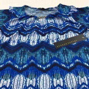 Always indigo ladies blouse M